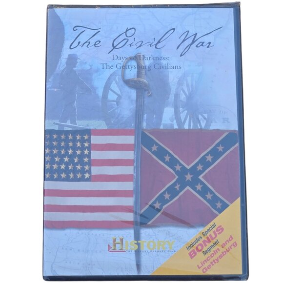 The Civil War DVD History Channel Bonus Lincoln and Gettysburg Segment New Seale - Picture 11 of 11